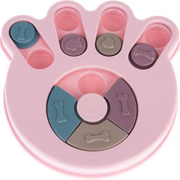 Produktbild von zooplus Intelligenzspielzeug Snack Paw in Rosa aus Kunststoff 24 x 24 x 3,2 cm