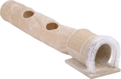 Produktbild von zooplus Jumbo Katzen-Kratzmatte aus Plüsch in Beige Größe Groß