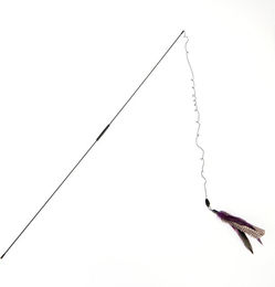 Produktbild von zooplus Katzenangel Bird aus Nylon in Braun oder Lila