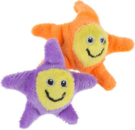 Produktbild von zooplus Katzenspielzeug Jumping Stars Catnip Plüsch 4er Sparpaket bunt