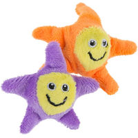 Produktbild von zooplus Katzenspielzeug Jumping Stars Catnip Plüsch 4er Sparpaket bunt
