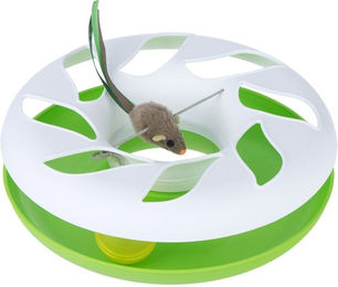 Produktbild von zooplus Katzenspielzeug Round About Karussell Intelligenzspielzeug aus Kunststoff