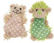 Produktbild von zooplus Katzenspielzeug-Set Moppi mit Katzenminze aus Polyester in Grün Beige und Bunt