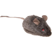 Produktbild von zooplus Katzenspielzeug Wild Mouse aus Plüsch in Grau mit Sound und LED