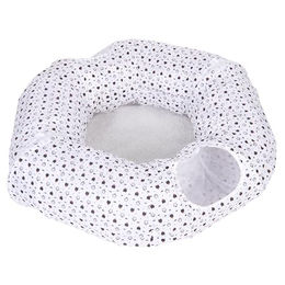 zooplus Katzentunnel Donut Katzenhöhle aus Plüsch mit Metallrahmen Ø 85 x H 25 cm – Bild 1 von 9