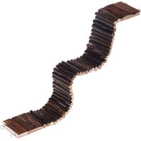 Produktbild von zooplus Kletterspielzeug Hängebrücke aus Naturholz für Kleinnager wie Hamster und Mäuse Braun L 55 x B 7 cm