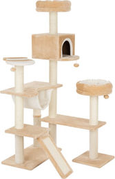 Produktbild von zooplus Kratzbaum Knusperhäuschen mit Leiter beige XXL mit Sisal für Katzen