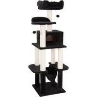 Produktbild von zooplus Kratzbaum La Digue III XXL Schwarz mit Sisal für Katzen