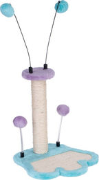 Produktbild von zooplus Kratzsäule Finny für Kitten aus Sisal in Blau oder Rosa