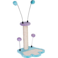 Produktbild von zooplus Kratzsäule Finny für Kitten aus Sisal in Blau oder Rosa