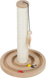 Produktbild von zooplus Kratzsäule Spielbaum Scratch & Play Natur Beige mit Sisal