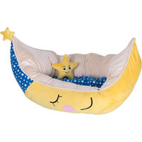 Produktbild von zooplus Kuschelbett Mond Hundekissen Katzenkissen L 70 x B 45 x H 30 cm