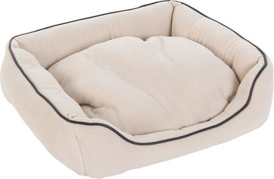 zooplus Kuschelbett Vanilla Katzenbett und Hundebett für kleine Tiere in Beige und Braun 50 x 45 x 12 cm – Bild 1 von 1
