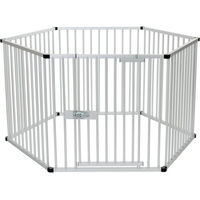 Produktbild von zooplus Laufstall für Welpen aus Aluminium in Silber