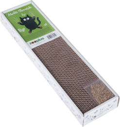 Zooplus Multi-Scratch Kratzbrett aus Karton für Katzen in Braun – Bild 1 von 3