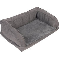 Produktbild von zooplus Orthopädisches Hundebett für Senioren mit Gelenksupport Grau Größe L