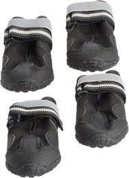 Produktbild von zooplus Pfotenschuhe für Hunde in Schwarz Größe M aus Polyester wasserabweisend
