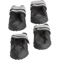 Produktbild von zooplus Pfotenschuhe für Hunde in Schwarz Größe M aus Polyester wasserabweisend