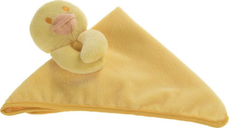 Zooplus Quaxie Welpenspielzeug Plüschspielzeug Ente Küdel Tuch mit Quietscher für Welpen und kleine Hunde – Bild 1 von 4