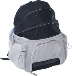 Produktbild von zooplus Rucksack Transportbox Mini Grau Wasserabweisend aus Polyester