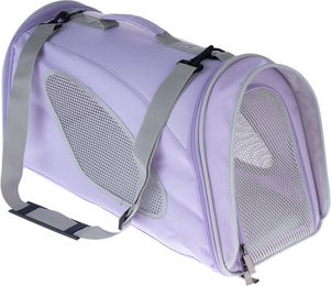 Produktbild von zooplus Tragetasche für Kleintiere aus wasserfestem Polyester in Lila mit den Maßen 54 x 27 x 30 cm