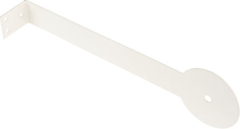 Produktbild von zooplus Wandhalterung für Kratzbäume aus Metall in Weiß Ø 8,5 x L 35 cm