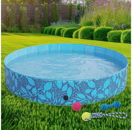 Zooprinz Hundepool faltbar mit drei Spielzeugen UV-beständig blau – Bild 1 von 4