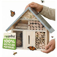 Produktbild von Zooprinz Insektenhotel XXL aus Vollholz mit Blechdach und Naturmaterialien