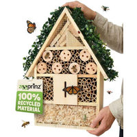 Produktbild von Zooprinz Insektenhotel XXL aus Vollholz und Bambus zum Aufhängen 31x39 cm