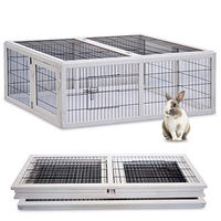 Produktbild von Zooprinz Rabbit Run XL Freilaufgehege für Kaninchen wetterfest und klappbar in Weiß