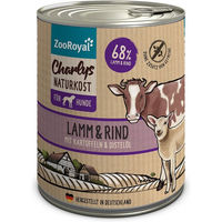 Produktbild von ZooRoyal Charlys Naturkost Hundefutter Adult Lamm & Rind mit Kartoffeln & Distelöl 800g