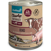 Produktbild von ZooRoyal Charlys Naturkost Hundefutter Adult Rind Schinken Kartoffeln und Leinöl 6x800g