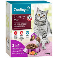Produktbild von ZooRoyal Crunchy Mix Hundefutter Adult mit Rind 800g