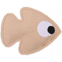 Produktbild von ZooRoyal Eco-Fisch Catnip-Spielzeug aus Stoff in Beige