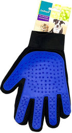 Produktbild von ZooRoyal Fellpflegehandschuh Bürste aus Silikon in Schwarz Grau Blau