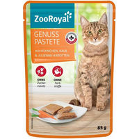 Produktbild von ZooRoyal Genuss Pastete Hühnchen und Kalb mit Karotten für ausgewachsene Hunde 24x85g