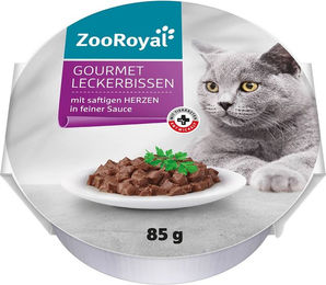 Produktbild von ZooRoyal Gourmet Leckerbissen Herzen in Sauce 12x85g