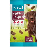 Produktbild von ZooRoyal Happen to go Belohnungssnack Rind getreidefrei und ohne Zucker 200g