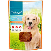 Produktbild von ZooRoyal Hühnerbrustfilets Trockenfleisch Huhn getreidefrei und ohne Zucker 125g