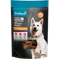 Produktbild von ZooRoyal Hühnermägen Kausnack für Hunde getreidefrei und ohne Zucker 100g