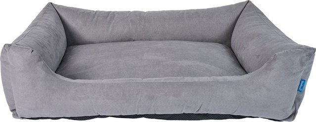 Produktbild von ZooRoyal Hundebett Dream grau Velours 100x70x27 cm