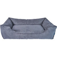 Produktbild von ZooRoyal Hundebett Dream Grau Velours 117x82x28 cm