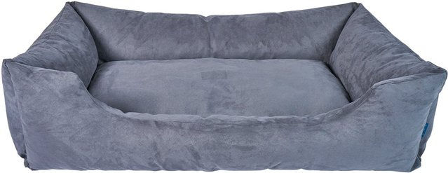 Produktbild von ZooRoyal Hundebett Dream Grau Velours 80x60x25 cm