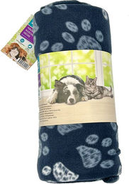 Produktbild von ZooRoyal Hundedecke Paws anthrazit grau 200x220 cm aus Polyester