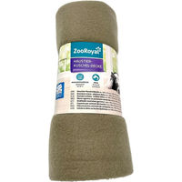 Produktbild von ZooRoyal Hundedecke Tatze Fleece Kuscheldecke Beige 100x70cm