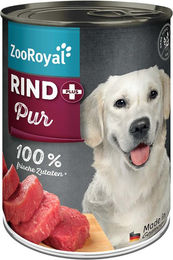 Produktbild von ZooRoyal Hundefutter Rind pur mit hohem Fleischanteil 400g