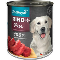 Produktbild von ZooRoyal Hundefutter Rind pur mit hohem Fleischanteil 800g