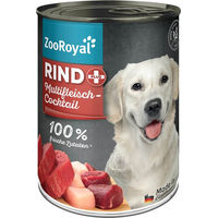 Produktbild von ZooRoyal Hundefutter Rind und Multifleischcocktail mit hohem Fleischanteil 400g - 400 g