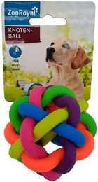 Produktbild von ZooRoyal Hundespielzeug Knotenball buntes Wurfspielzeug