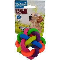 Produktbild von ZooRoyal Hundespielzeug Knotenball buntes Wurfspielzeug